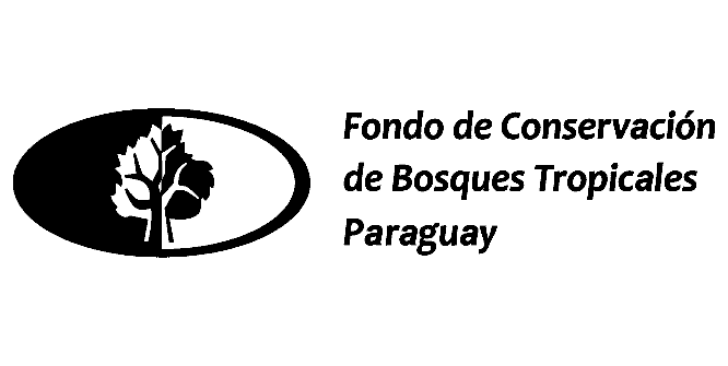 Fondo de conservación de bosques tropicales Paraguay logo en negro